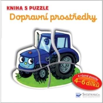 Kniha s puzzle Dopravní prostředky (978-80-256-2712-9)