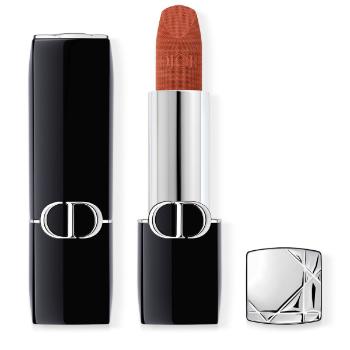 Dior Rouge Dior Velvet dlouhotrvající rtěnka - hydratační květinová péče o rty  - 539 Terra Bella 3,5 g