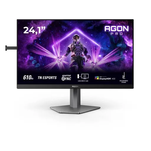 AOC MT 24, 1" AG246FK6 - 1920x1080, TN eSports, 600Hz (OC 610Hz), 2xHDMI, 1xDP, USBhub, Pivot