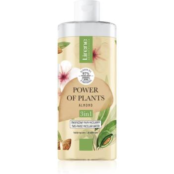 Lirene Power of Plants Almond micelární voda 3v1 se zklidňujícím účinkem 400 ml