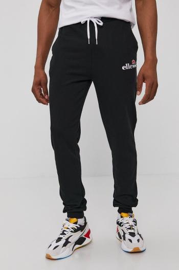 Kalhoty Ellesse Nioro Jog Pant pánské, černá barva, s aplikací, SHS08783