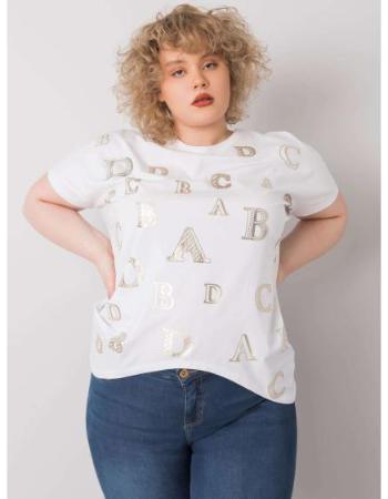 Dámská halenka plus size SABINA bílá 