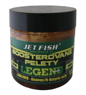 Jet fish boosterované pelety legend range bioliver-ananas/n-butyric - 12 mm 250 ml