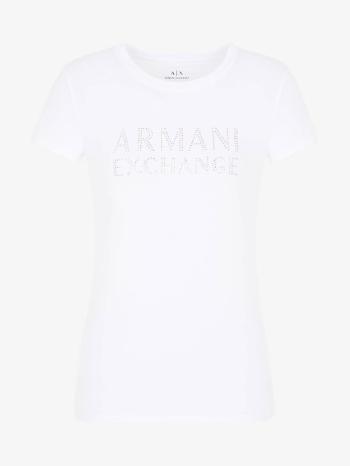 Armani Exchange Triko Bílá