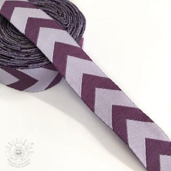 Stuha Chevron purple