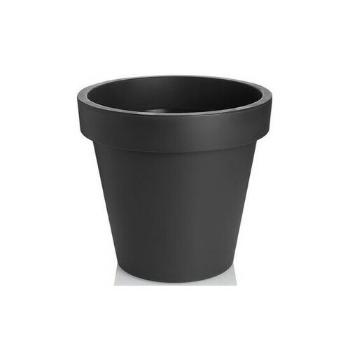 Gardenico Květináč Metro Twist 'n' Roll antracit, 29 x 26,5 cm, 29 cm