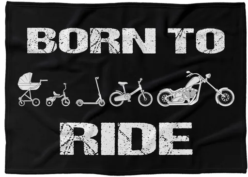 Deka Born to ride chopper (Podšití beránkem: NE)