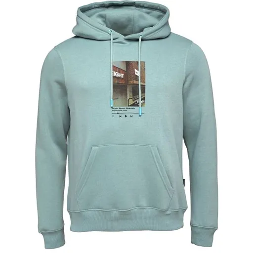 BLEND BHISTVAN Pánská mikina s kapucí, světle modrá, velikost