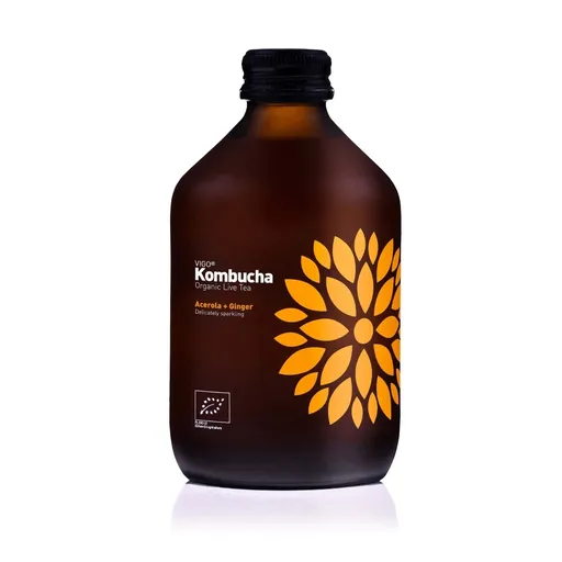 VIGO Kombucha acerola a zázvor BIO 330 ml