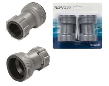 Flowclear tömlőadapter 38 mm -es tömlőkhöz, 32 mm -es csatlakozók...