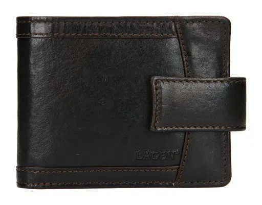 Pánská kožená peněženka Lagen V 06/T Dark brown