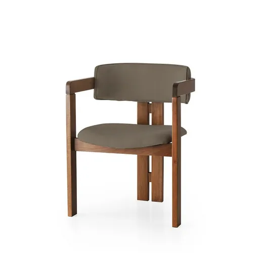 Jídelní židle CO Light Brown and Walnut