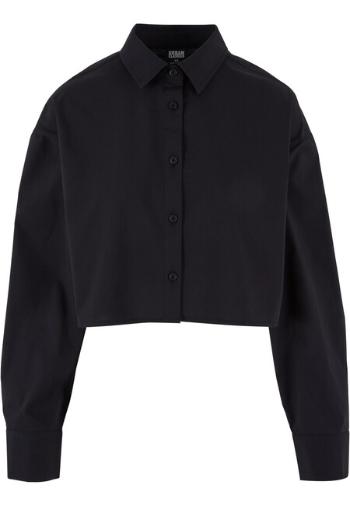 Urban Classics Ladies Cropped Oversized Blouse black - M