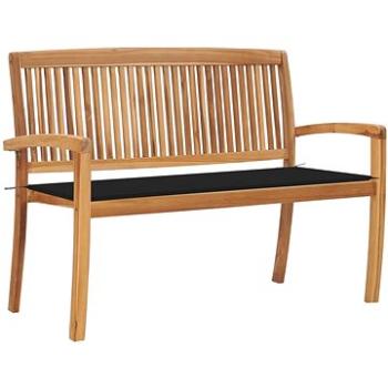 SHUMEE Stohovatelná lavice s poduškou 128,5 cm teak 3063286 (3063286)