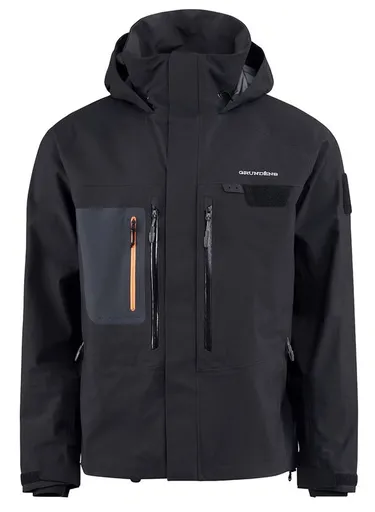 Grundéns bunda portal gore-tex wading jacket black - xxl