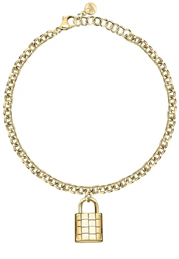 Morellato Luxusní pozlacený náramek z oceli Abbraccio SAUB17