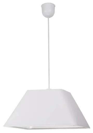 Závěsná stropní lampa 1X60W E27 bílá ROBIN