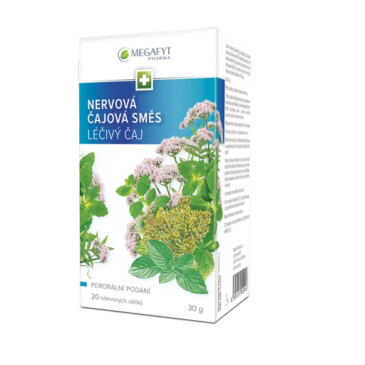 Megafyt Nervová čajová směs nálevové sáčky 20x1,5 g