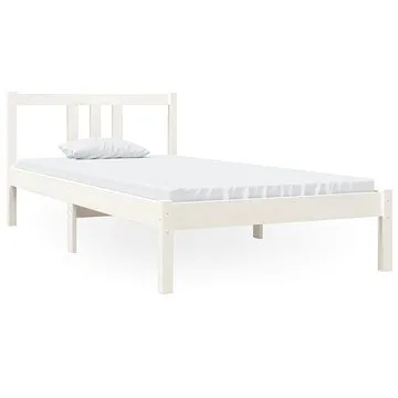 Rám postele bílý masivní dřevo 90 × 190 cm Single, 814850 (814850)