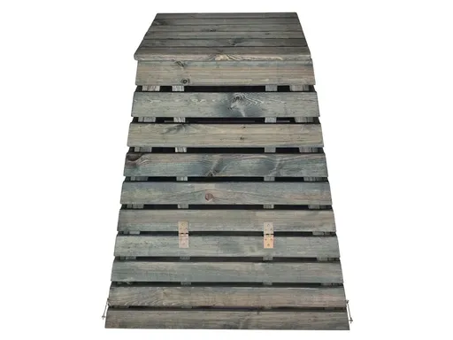 Dřevěný kompostér 560 L pyramida - česká výroba, zelený