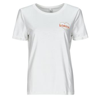 Only  ONLBEATE LIFE S/S HEART TOP CS JRS  Tričká s krátkym rukávom Biela