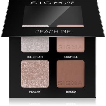 Sigma Beauty Quad paletka očních stínů odstín Peach Pie 4 g