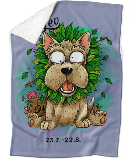 Deka Psí znamení – lev (Podšití beránkem: ANO)