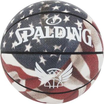 Spalding TREND STARS STRIPES Basketbalový míč, bílá, velikost