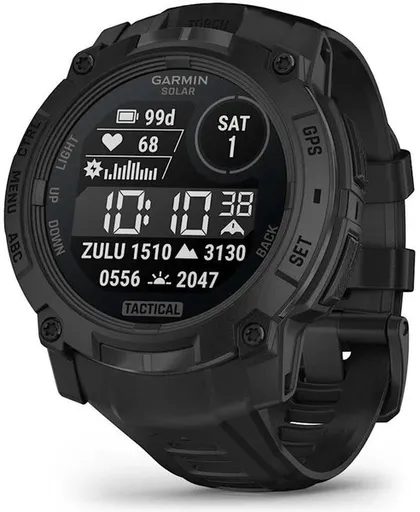 Garmin Instinct® 3 – 50 mm, Solar, Tactical Edition Black s řemínkem Black 010-02935-50