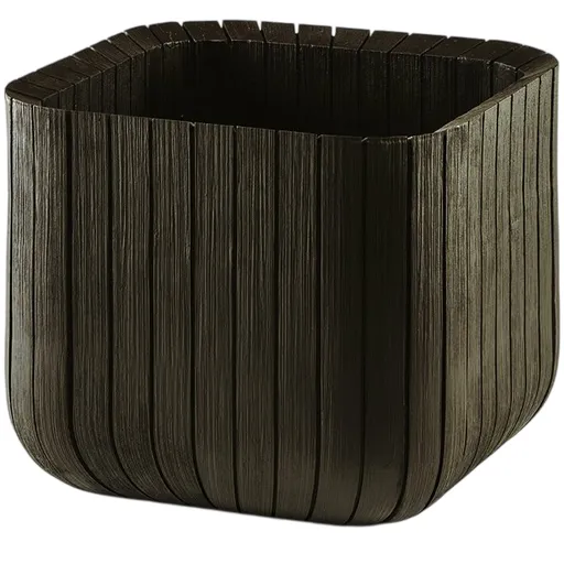 Keter květináč Cube M 50,5 l, hnědá