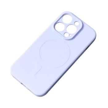 MG Silicone Magsafe kryt na iPhone 14, svetlomodrý