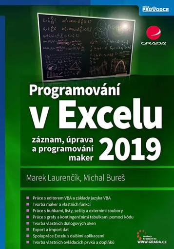 Programování v Excelu 2019 - Záznam, úprava a programování maker - Marek Laurenčík, Michal Bureš