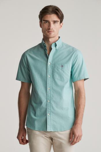 KOŠILE GANT REG CLASSIC OXFORD SS SHIRT DEEP GREEN
