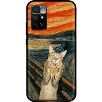 TopQ Xiaomi Redmi 10 silikon Scared Cat 66677 (Sun-66677)