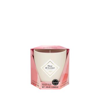 My Jolie Candle Vonná svíčka 36h s náramkem Black Les Essentielles Třešňový květ 320328