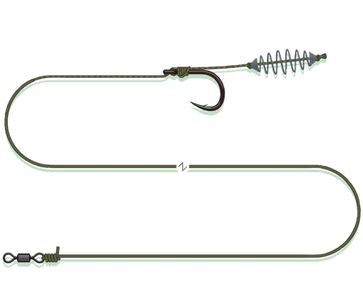 Madcat návazec pellet paste rig sinking - 0,75-1,2 mm - 60 cm 2/0