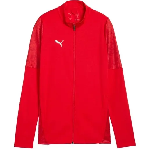 Puma TEAMCUP TRAINING JACKET W Dámská fotbalová bunda, červená, velikost