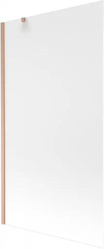 MEXEN/S Next vanová zástěna FIX 100 x 150, dekor, měď kartáčovaná 895-100-000-00-30-65