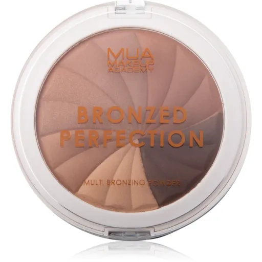 MUA Makeup Academy Bronzed Perfection kompaktní bronzující pudr Golden Dunes 15 g