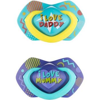 Canpol babies NEON LOVE 6–18m 2 ks modrý (5901691843844)