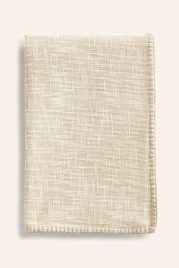 Bavlnený prehoz Calma House Asilah 120 x 180 cm béžová farba