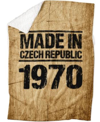 Deka Made In (rok: 1970, Podšití beránkem: ANO)