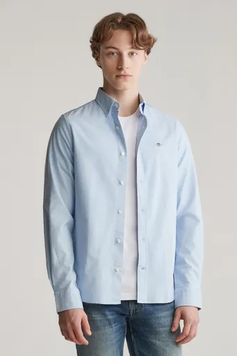 KOŠILE GANT SLIM OXFORD SHIRT LIGHT BLUE