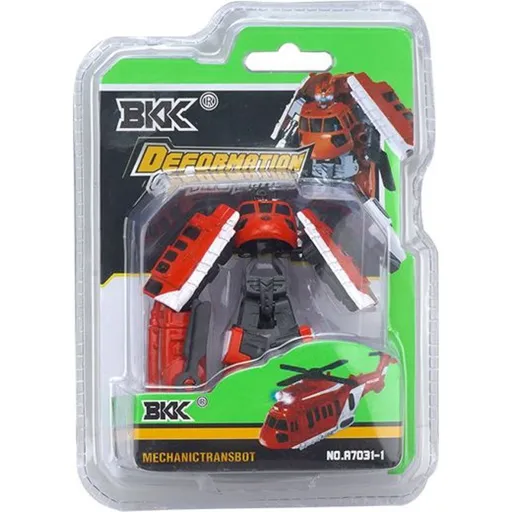 Alltoys Robo auto terénní vozidlo požární vozidlo vrtulník motocykl hasiči