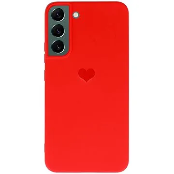 Vennus Valentýnské pouzdro Heart pro Samsung Galaxy S22 Plus - červené (TT4378)