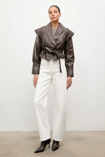 Kožená bunda Answear.LAB