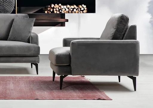 Křeslo ušák Papira Armchair - Anthracite