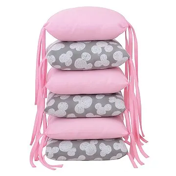 BabyTýpka polštářkový mantinel - Mickey Pink (8594201221965)