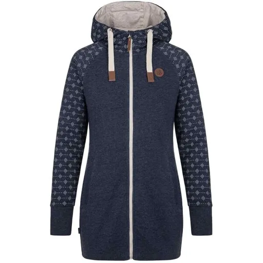 LOAP EBRUNA Dámská volnočasová mikina, tmavě modrá, velikost