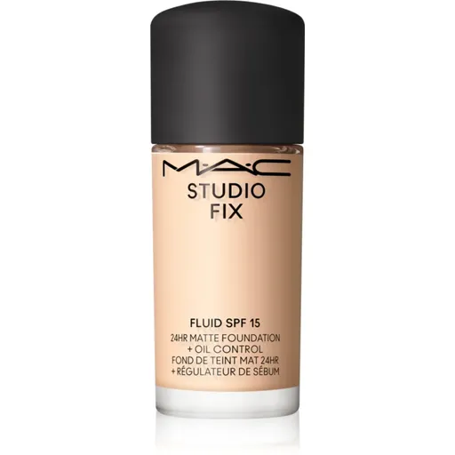 MAC Cosmetics Mini Studio Fix Fluid SPF 15 24HR Matte Foundation + Oil Control matující make-up SPF 15 odstín NC16 15 ml